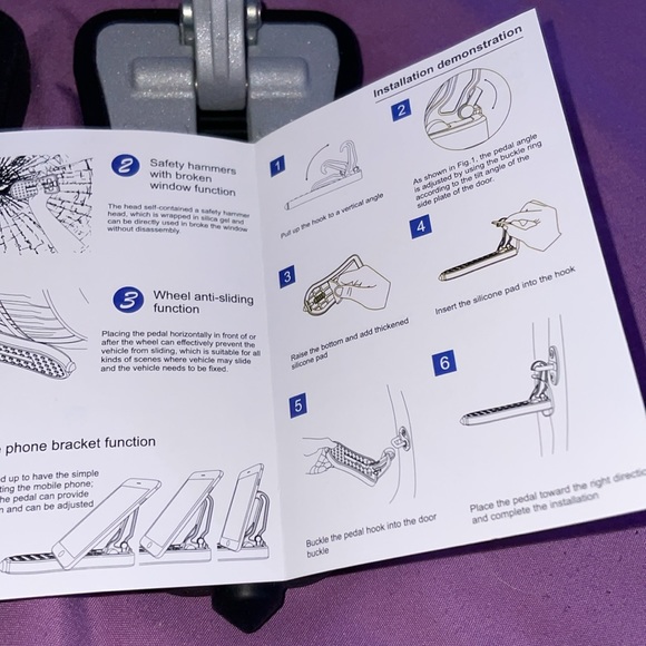 New 2 PCS Car Doorstep, Universal Fit.., Max Load 500 lbs (Silver) - Picture 10 of 11